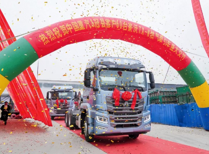 110台！中国重汽首季“开门红”，硬核实力领跑新春市场！